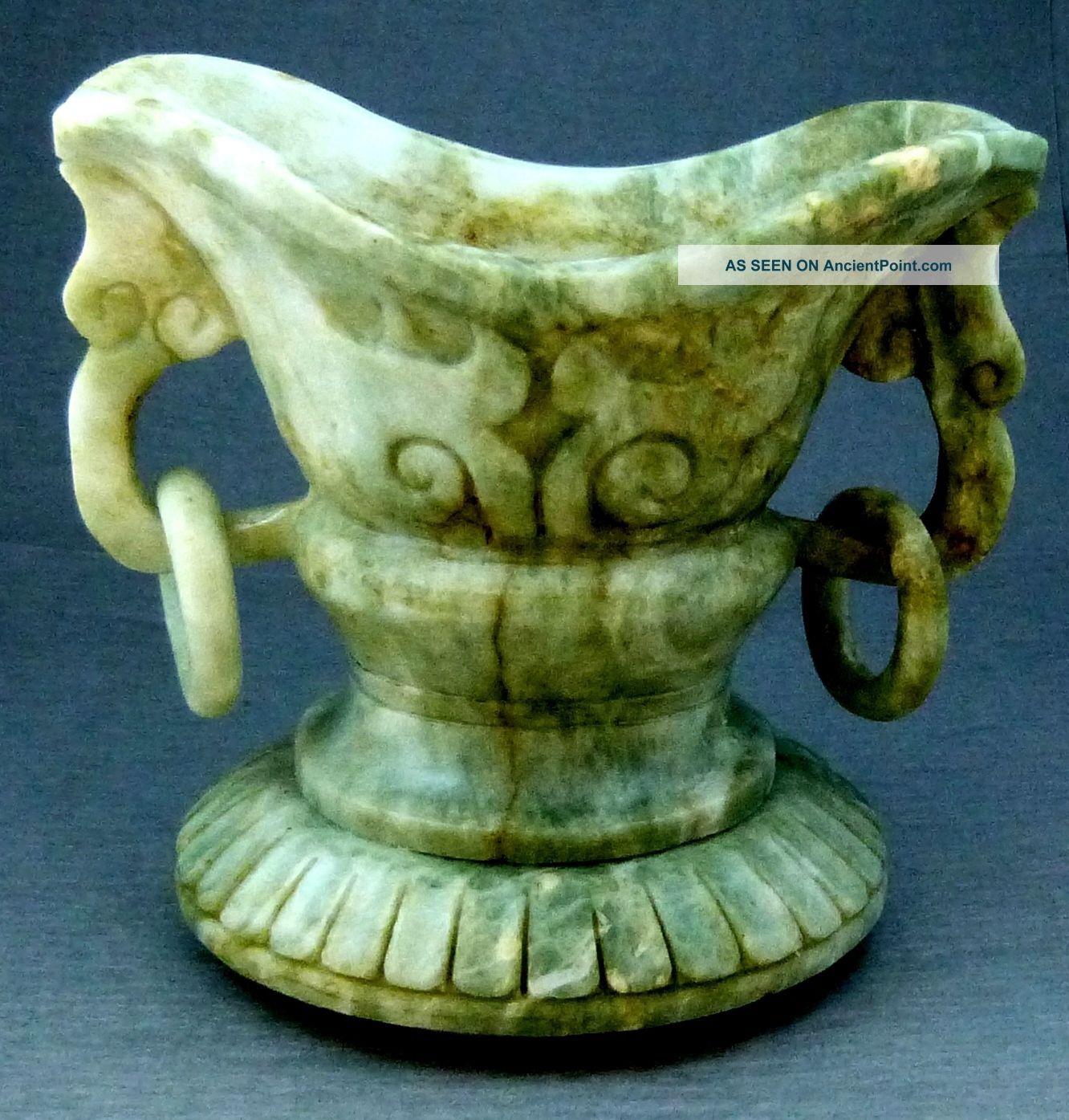 Antique Chinese Jade Cencer / Incense Burner - - Piece Bowl Incense Burners photo