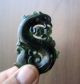 Chinese Carved Hetian Black Green Jade Pendant 304 Necklaces & Pendants photo 1