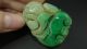 Prefect Chinese Antique Green Jade Pendant/bird&leaf 6809 Necklaces & Pendants photo 1