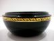 Thai Northern Antique Lacquerware With Gold Leaf Handmade Lotus Pattern 1 Set Other photo 3