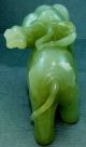 Exceptional Antique Chinese Jade Elephant Carving / Sculpture - - Vintage Incense Burners photo 5