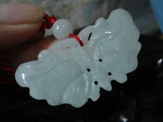 100%natural Green A Jade Jadeite Pendant/butterfly 【free A Jadeite Bead】chinese photo
