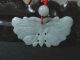 100%natural Green A Jade Jadeite Pendant/butterfly 【free A Jadeite Bead】chinese Necklaces & Pendants photo 2
