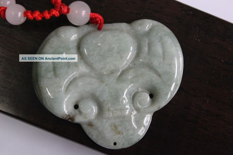 100% Natural Chinese A Jade Pendant / Auspicious Bull Head Pendant Necklaces & Pendants photo