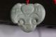 100% Natural Chinese A Jade Pendant / Auspicious Bull Head Pendant Necklaces & Pendants photo 1