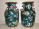 Rare Pair Of Old 19th Century Chinese Antique Export Porcelain Vases Vases photo 3