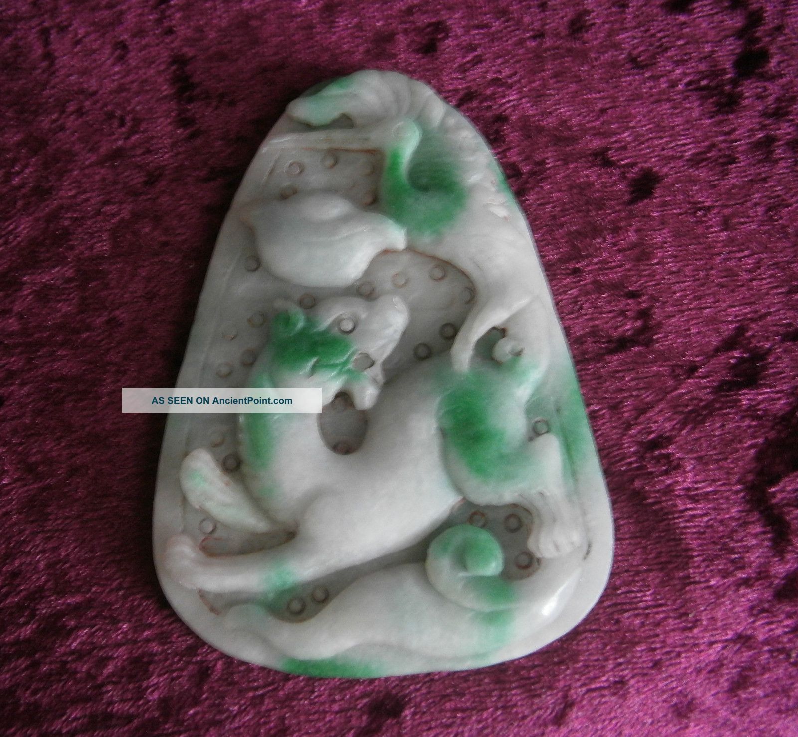 Antique Chinese Jade Pendant/carving - Jade/ Hardstone photo