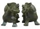 Chinese Animals - - - - A Pair Of Cute Bronze Lions/foodogs Other photo 1