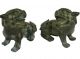 Chinese Animals - - - - A Pair Of Cute Bronze Lions/foodogs Other photo 2
