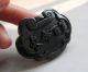 Fine Chinese Carved Hetian Black Green Jade Pendant 0032 Other photo 1