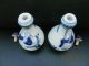 Chinese Two White And Blue Snuff Bottle Classical Style Snuff Bottles photo 1