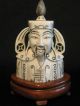 Antique Ox Bone 象牙 Chinese Relief Canton Carved Carving Snuff Bottle Emperor Snuff Bottles photo 1