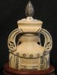 Antique Ox Bone 象牙 Chinese Relief Canton Carved Carving Snuff Bottle Emperor Snuff Bottles photo 8