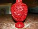 Chinese Cinnabar Lacguer Vase Vases photo 1