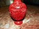 Chinese Cinnabar Lacguer Vase Vases photo 4