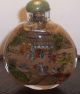 Fine Antique Republic Period Interior Reverse Painted Glass Snuff Bottle Snuff Bottles photo 1