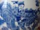 Antique Chinese Porcelain Blue White Jar Urn Marked Signed Qing Dynasty Vases photo 2