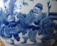 Antique Chinese Porcelain Blue White Jar Urn Marked Signed Qing Dynasty Vases photo 4