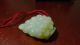 Chinese Natural Hetian Yellow Species Jade Pendant/grape Necklaces & Pendants photo 2
