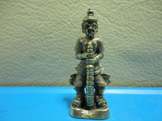 Giant Wealth Triumph Peace Safe Lucky Charm Thai Amulet photo