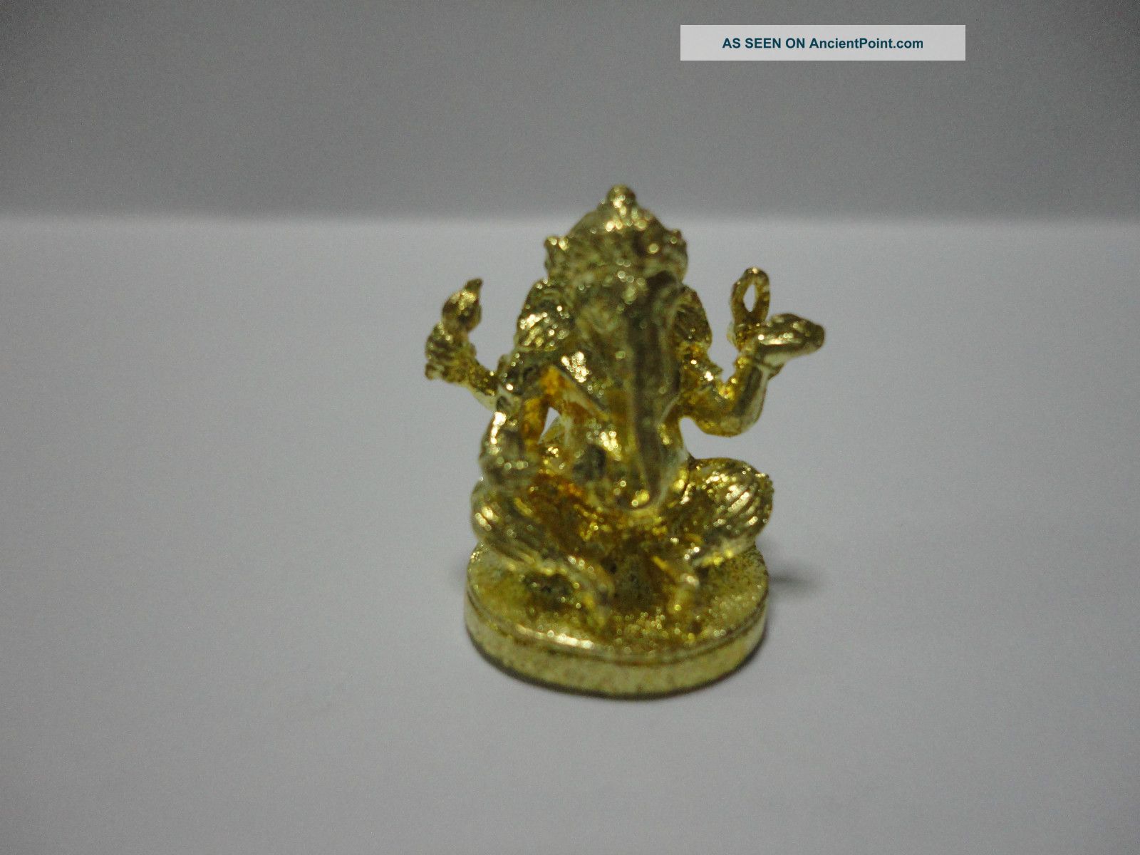 Lord Ganesh Om Hindu Charm Thai Success Amulet Talisman Amulets photo