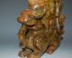 Rare Antique Chinese Old Jade Carving Powerful Beast Cup Nr Other photo 1