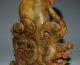 Rare Antique Chinese Old Jade Carving Powerful Beast Cup Nr Other photo 3