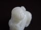 Chinese White Jade Carving Boy With Hat Other photo 1
