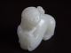 Chinese White Jade Carving Boy With Hat Other photo 4
