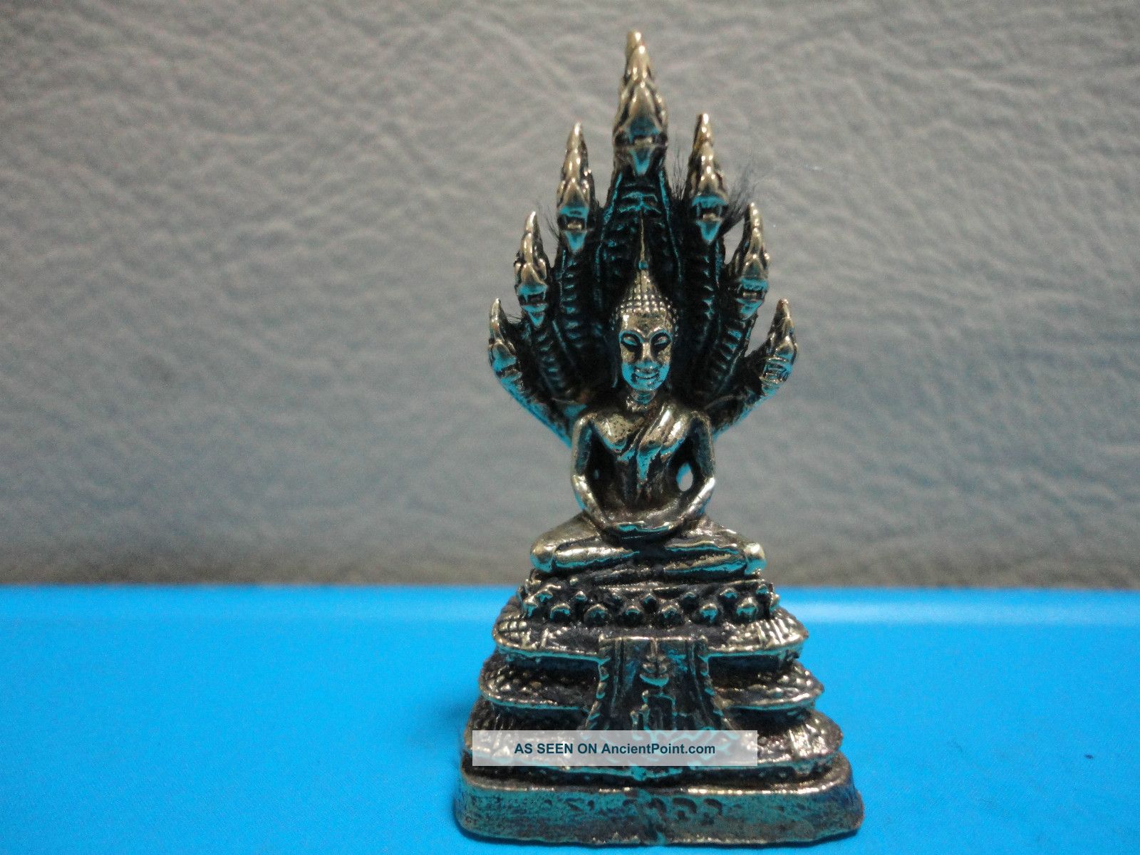 Holy Buddha Wealth Rich Lucky Charm Thai Amulet Pendant Amulets photo