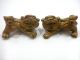 Chinese Male And Female Lions Wood Hand Curved Traditional Style High Detailed Other photo 1