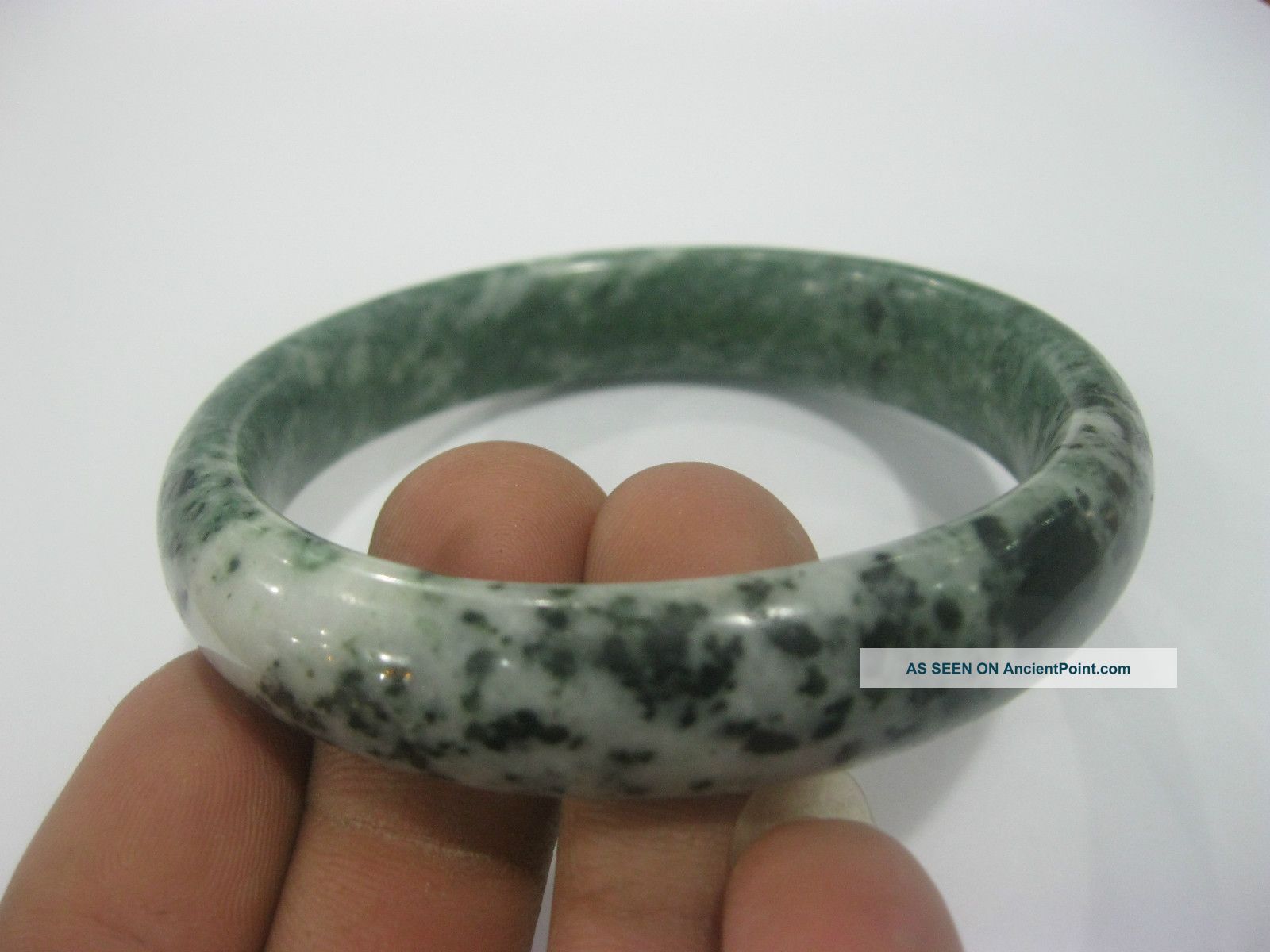 Chinese Dushan Jade Bangle /inner Diameter 62mm Bracelets photo