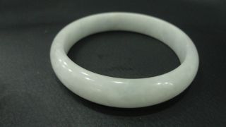 Chinese Float Green Jade/jadeite Round Bangle/bracelet/diameter Of 55mm photo