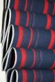 Vintage Japanese Indigo Cotton Shijira Striped Kimono Fabric For Patchwork Quilt Kimonos & Textiles photo 2