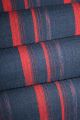 Vintage Japanese Indigo Cotton Shijira Striped Kimono Fabric For Patchwork Quilt Kimonos & Textiles photo 6