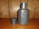 Antique Pewter And Brass Tea Caddy Very Heavy Tea Caddies photo 1