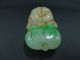 Prefect Chinese Antique Green Jade Pendant/two Fish Offering Bead Necklaces & Pendants photo 3