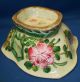 Antique,  Hand - Painted Porcelain Plate On The Pedestal 2 Plates photo 1