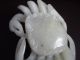 Chinese White Jade Carving Crab Big Other photo 9