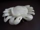 Chinese White Jade Carving Crab Big Other photo 1