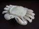 Chinese White Jade Carving Crab Big Other photo 2