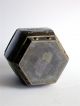 Fine Qing Chinese Heavy Pewter And Brass Tea Caddy Box + Cover 19th - 20th Qing Tea Caddies photo 9