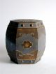 Fine Qing Chinese Heavy Pewter And Brass Tea Caddy Box + Cover 19th - 20th Qing Tea Caddies photo 11