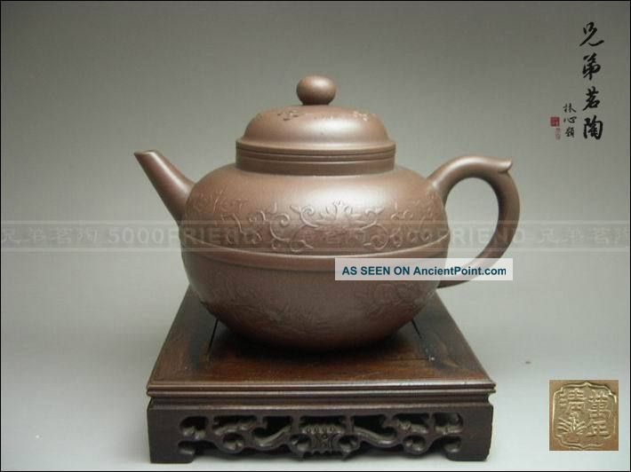 5000friend - Exquisite Yixing Zisha Pottery Old Teapot Teapots photo