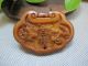 China Folk Classical Jade Carving Dragon Phoenix Lucky Pendants 107 Reproductions photo 2