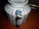 Old Chinese Porcelain Blue And White Calligraphy Poem Teapot Teapots photo 5