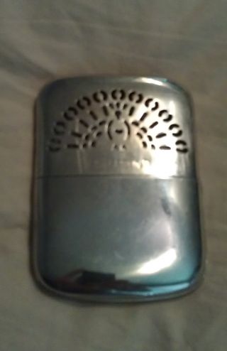 Vintage Peterson ' S Metal Hand Warmer - Made In Japan photo