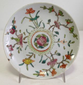 Chinese Porcelain Famille Rose Plate photo