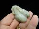 Antique Chinese Celadon Jade Toggle 19th Century Other photo 11