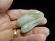 Antique Chinese Celadon Jade Toggle 19th Century Other photo 2